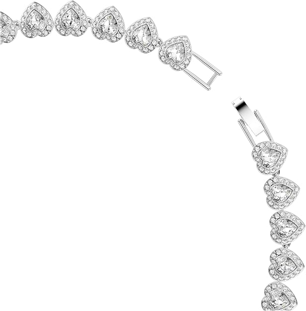 Swarovski Ariana Grande Collection, Clear Crystal & Pearls, Rhodium Finish, Necklaces, Earrings and Bracelets